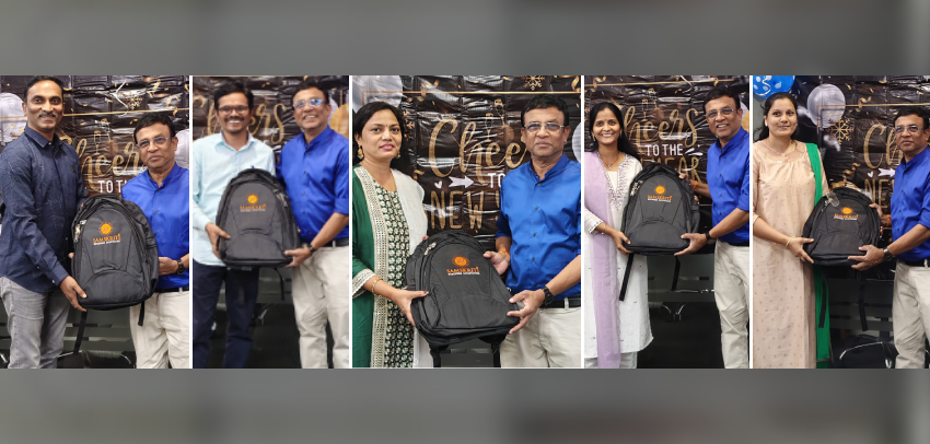 Samskriti's Team Receiving Hampers